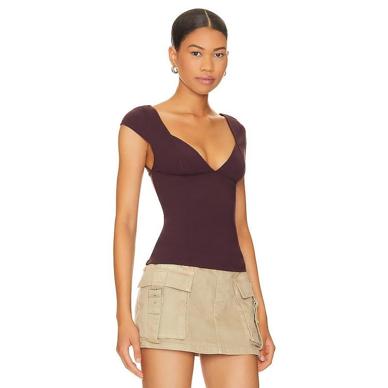 Free People Duo Corset Cami in Black